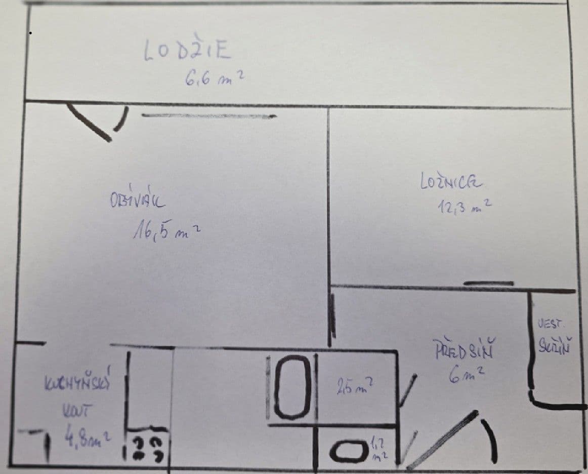 Pronájem bytu 2+kk 49 m², Na Záhonech, Praha, Praha Pronájem bytu 2+kk 49 m², Na Záhonech, Praha, Praha