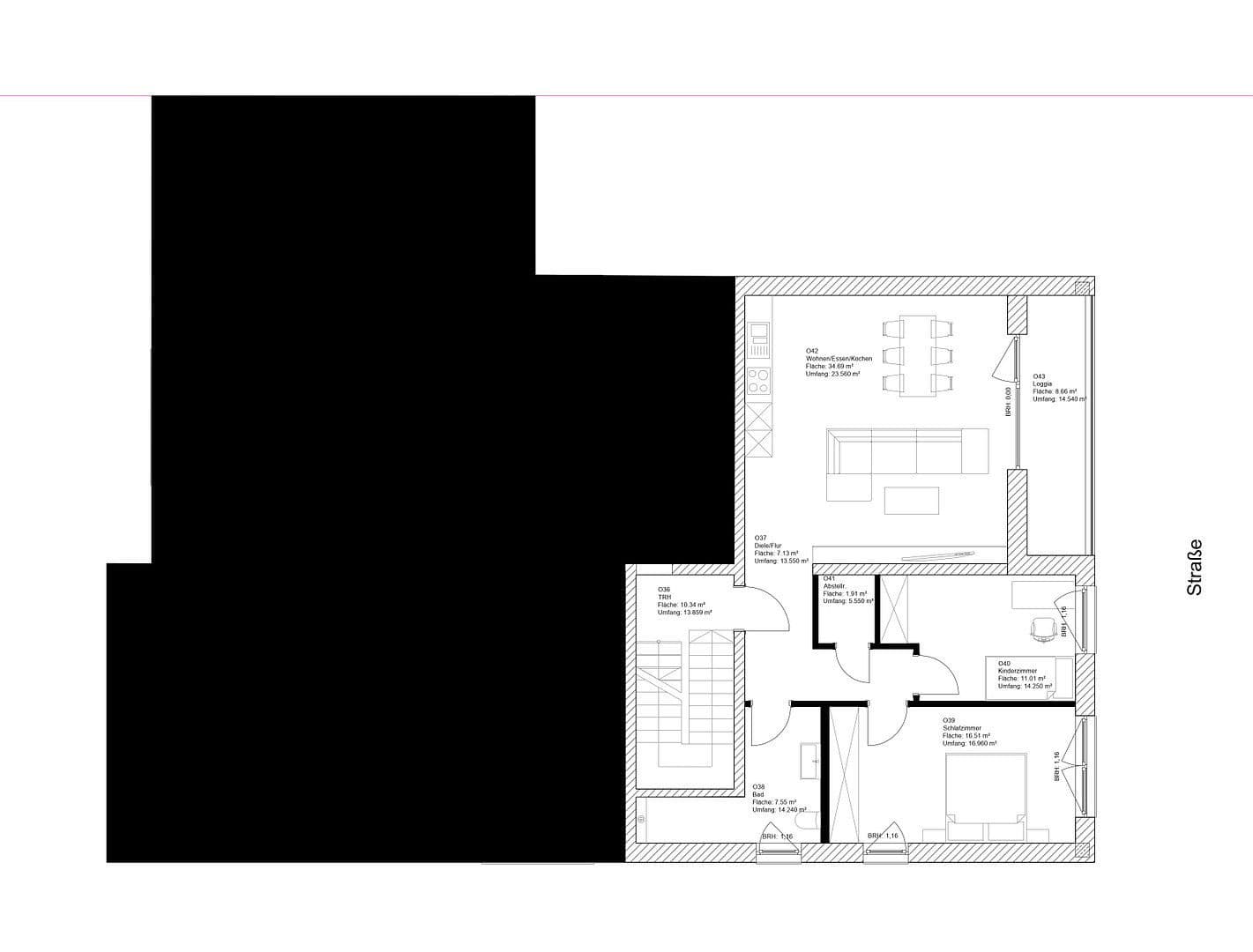 Pronájem bytu 3+1 84 m², Bettlerpfad 13, Butzbach, Hessen Pronájem bytu 3+1 84 m², Bettlerpfad 13, Butzbach, Hessen