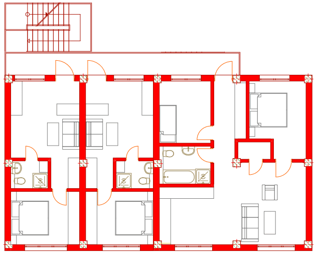 Prodej bytu 3+1 33 m², Fehrbellin, Braniborsko Prodej bytu 3+1 33 m², Fehrbellin, Braniborsko