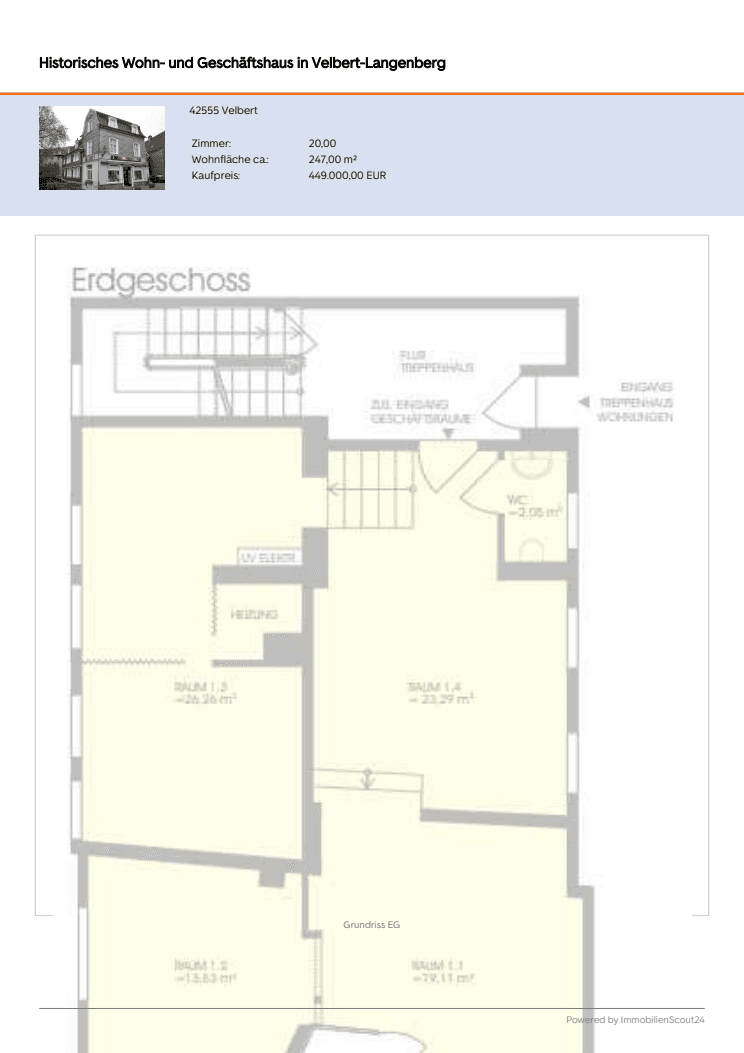 Prodej domu 247 m², pozemek 136 m², Velbert, Severní Porýní-Vestfálsko Prodej domu 247 m², pozemek 136 m², Velbert, Severní Porýní-Vestfálsko