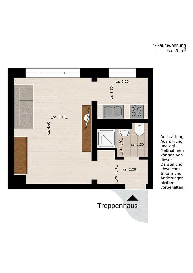 Pronájem bytu 25 m², Linzer Straße 43, Dessau-Roßlau, Sasko-Anhaltsko Pronájem bytu 25 m², Linzer Straße 43, Dessau-Roßlau, Sasko-Anhaltsko