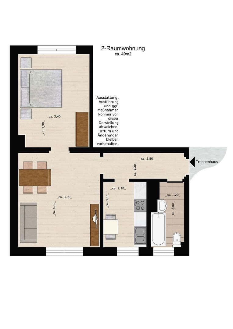 Pronájem bytu 2+1 49 m², Amalienstraße 132, Dessau-Roßlau, Sasko-Anhaltsko Pronájem bytu 2+1 49 m², Amalienstraße 132, Dessau-Roßlau, Sasko-Anhaltsko