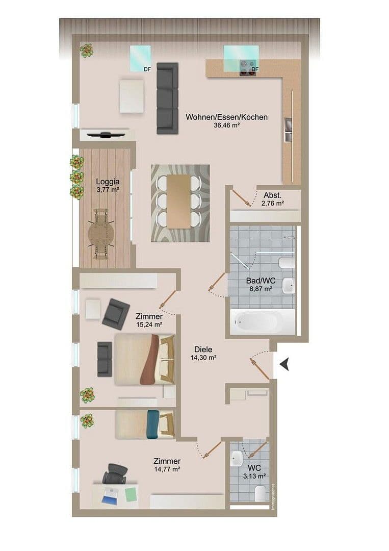 Pronájem bytu 3+1 100 m², Kieselbronn, Bádensko-Württembersko Pronájem bytu 3+1 100 m², Kieselbronn, Bádensko-Württembersko