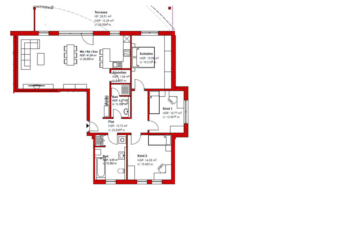 Pronájem bytu 4+1 123 m², Schwanau, Bádensko-Württembersko Pronájem bytu 4+1 123 m², Schwanau, Bádensko-Württembersko