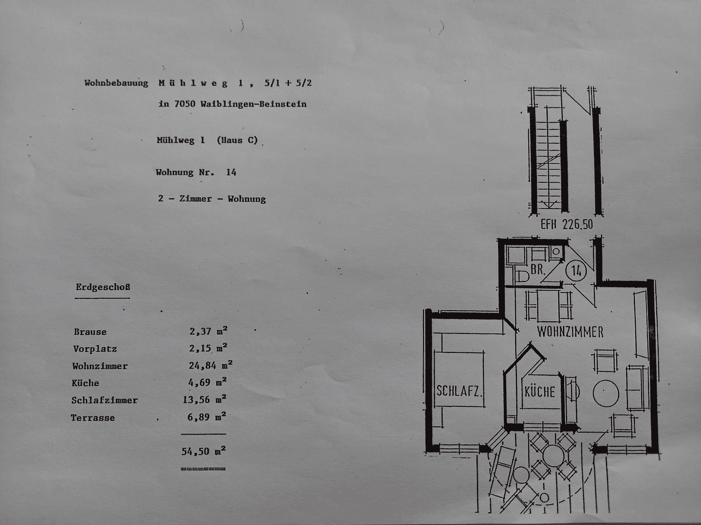 Pronájem bytu 2+1 55 m², Mühlweg 1, Waiblingen, Bádensko-Württembersko Pronájem bytu 2+1 55 m², Mühlweg 1, Waiblingen, Bádensko-Württembersko