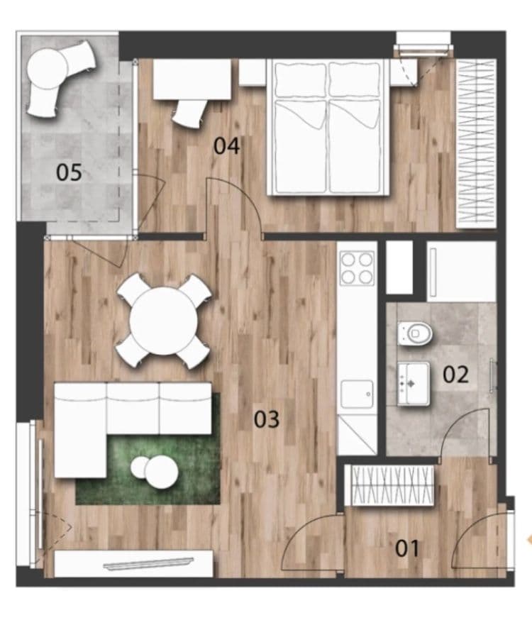 Prodej bytu 2+kk 47 m², Arnošta Valenty, Praha, Praha Prodej bytu 2+kk 47 m², Arnošta Valenty, Praha, Praha