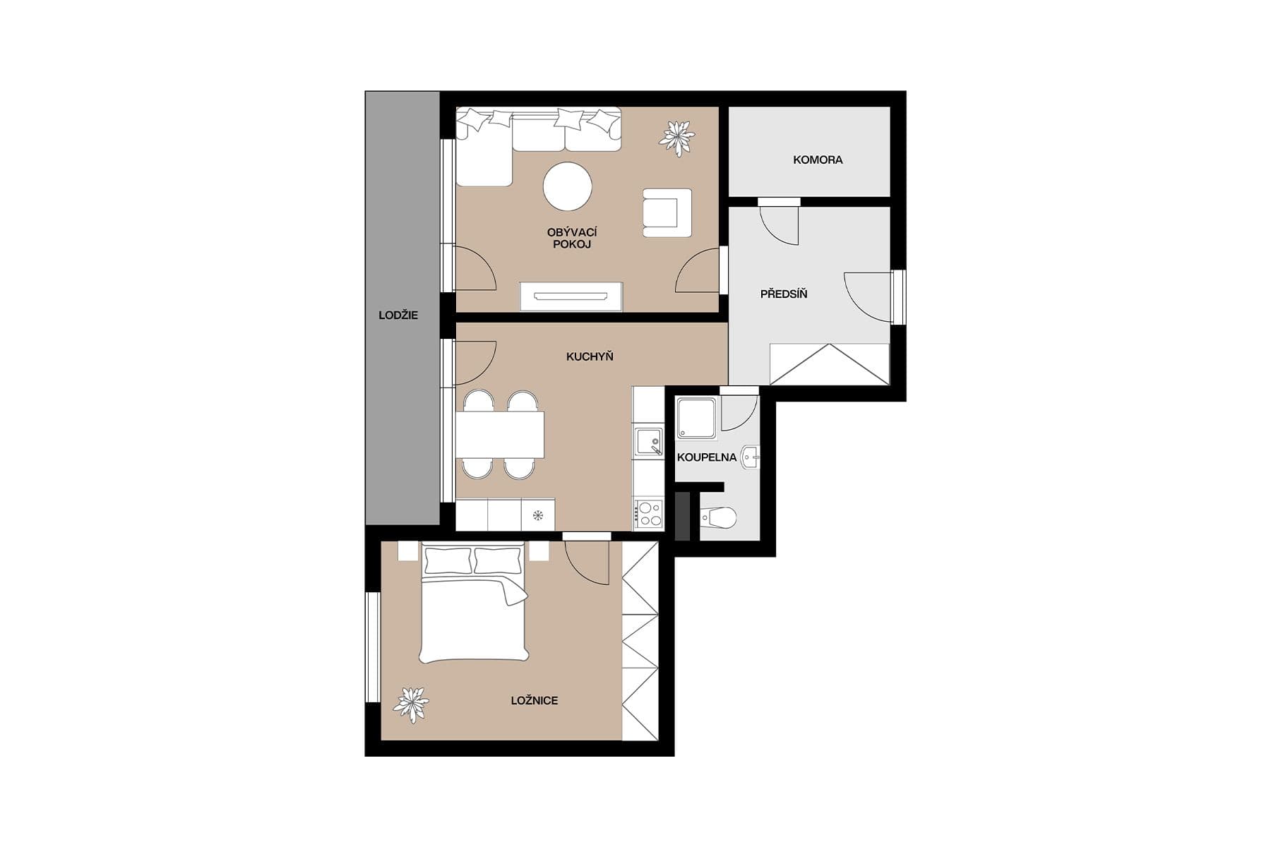 Prodej bytu 2+1 58 m², Matoušova, Liberec, Liberecký kraj Prodej bytu 2+1 58 m², Matoušova, Liberec, Liberecký kraj