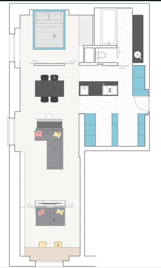 Pronájem bytu 3+kk 73 m², Jakutská, Praha, Praha Pronájem bytu 3+kk 73 m², Jakutská, Praha, Praha