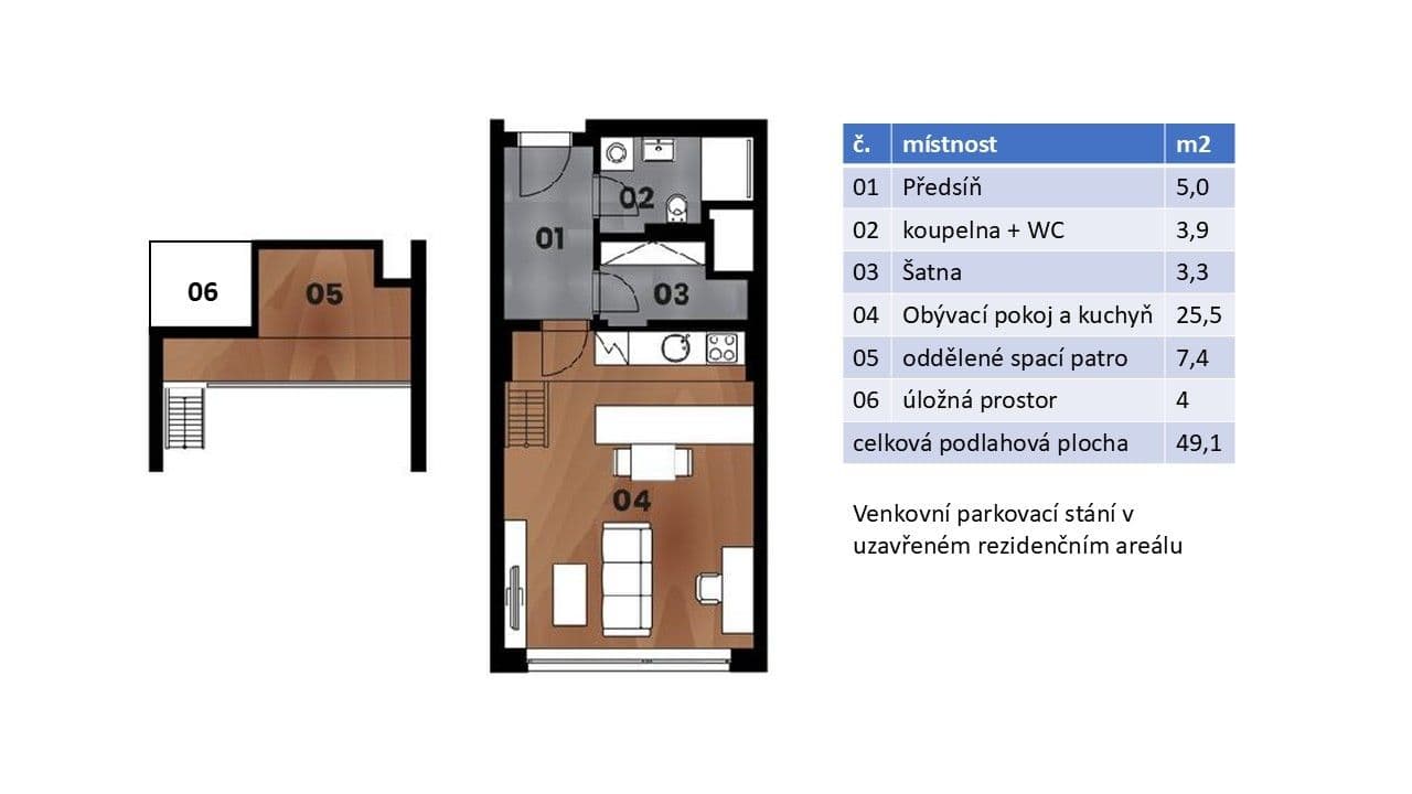 Pronájem bytu 1+kk 38 m², Malešická, Praha, Praha Pronájem bytu 1+kk 38 m², Malešická, Praha, Praha