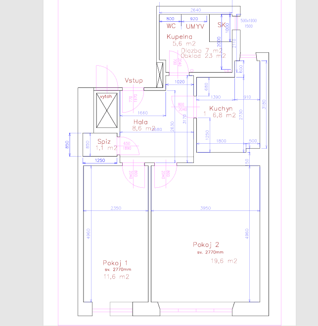 Pronájem bytu 2+1 54 m², Milady Horákové, Brno, Jihomoravský kraj Pronájem bytu 2+1 54 m², Milady Horákové, Brno, Jihomoravský kraj