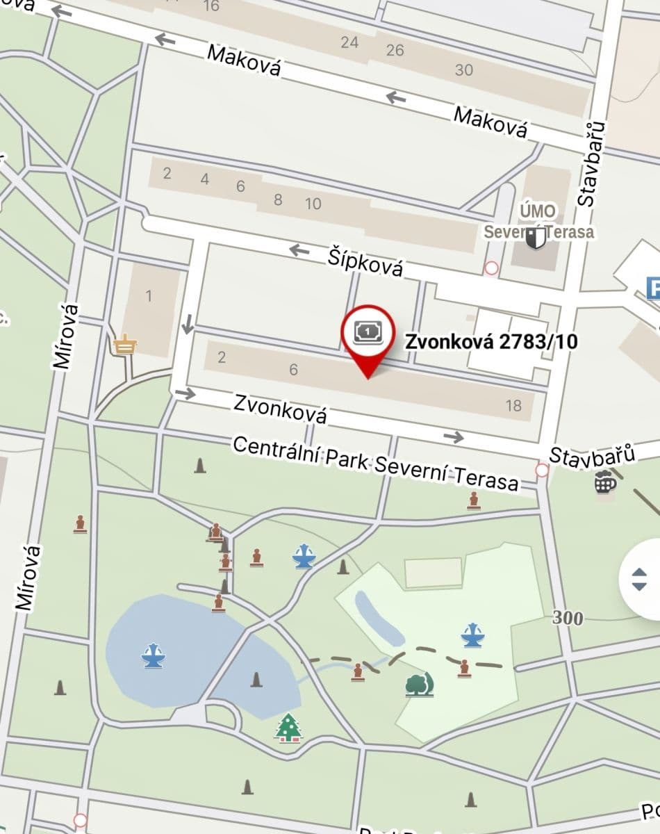 Pronájem bytu 2+kk 45 m², Zvonková, Ústí nad Labem, Ústecký kraj Pronájem bytu 2+kk 45 m², Zvonková, Ústí nad Labem, Ústecký kraj