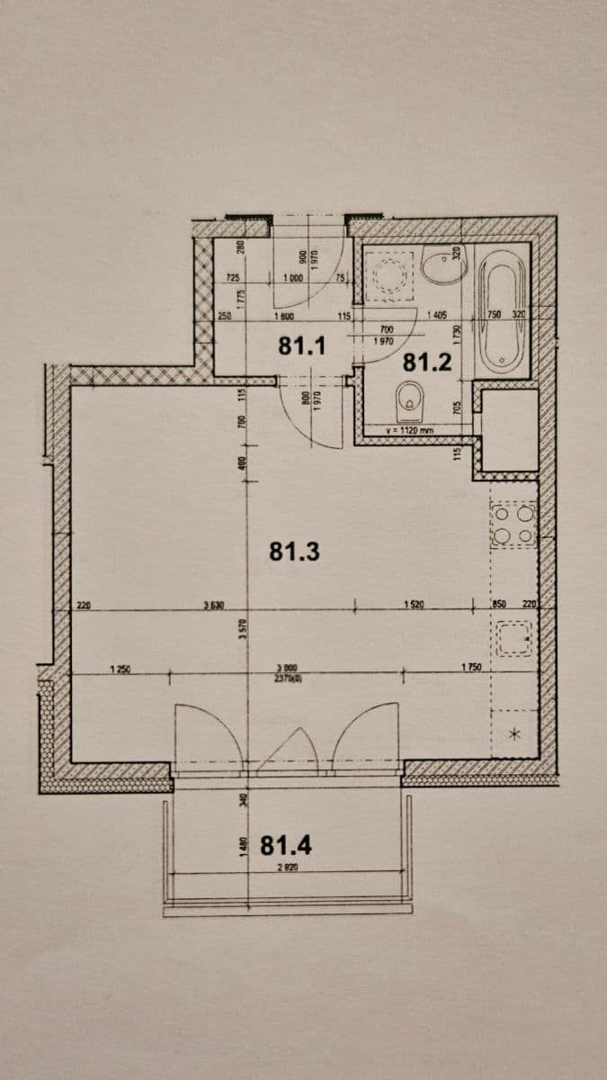 Prodej bytu 1+kk 37 m², Štanderova, Praha, Praha Prodej bytu 1+kk 37 m², Štanderova, Praha, Praha