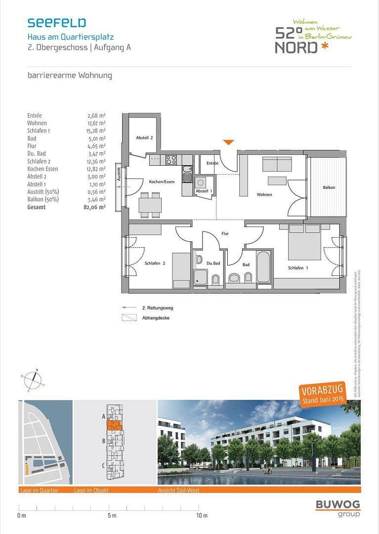 Prodej bytu 3+1 83 m², Regattastr. 35, Berlin, Berlín Prodej bytu 3+1 83 m², Regattastr. 35, Berlin, Berlín
