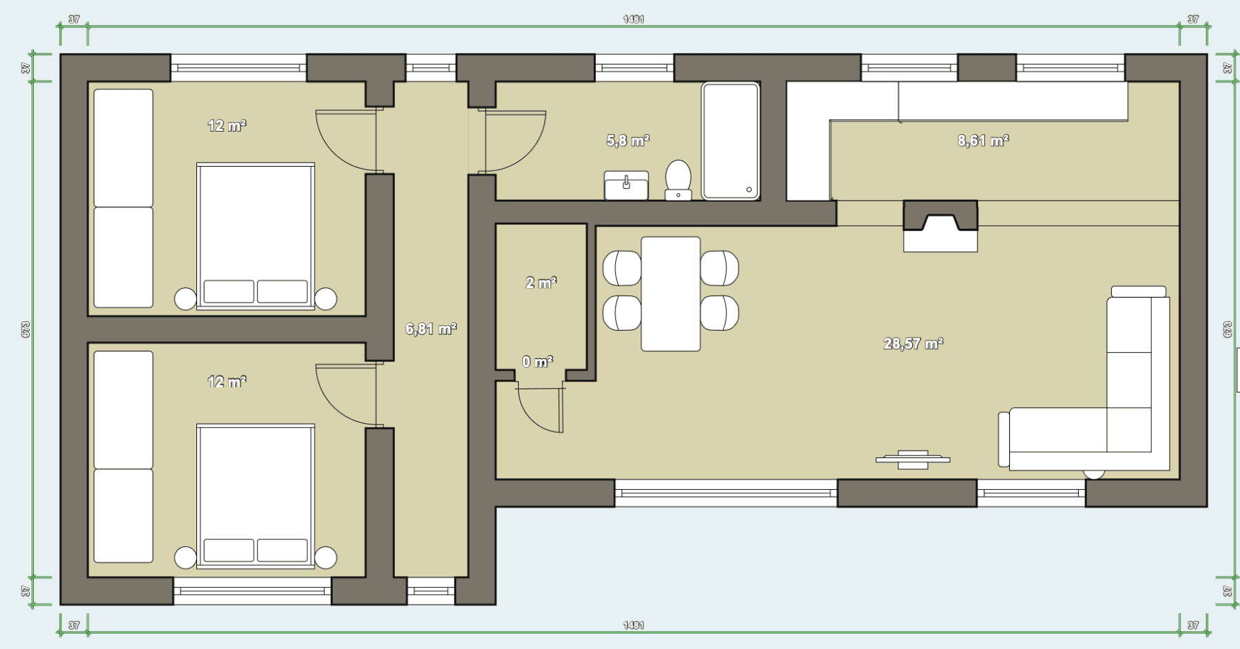 Prodej domu 77 m², pozemek 426 m², Berlin, Berlín Prodej domu 77 m², pozemek 426 m², Berlin, Berlín
