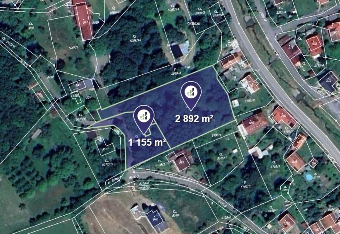 Prodej pozemku 4.047 m², Růžďka, Zlínský kraj Prodej pozemku 4.047 m², Růžďka, Zlínský kraj