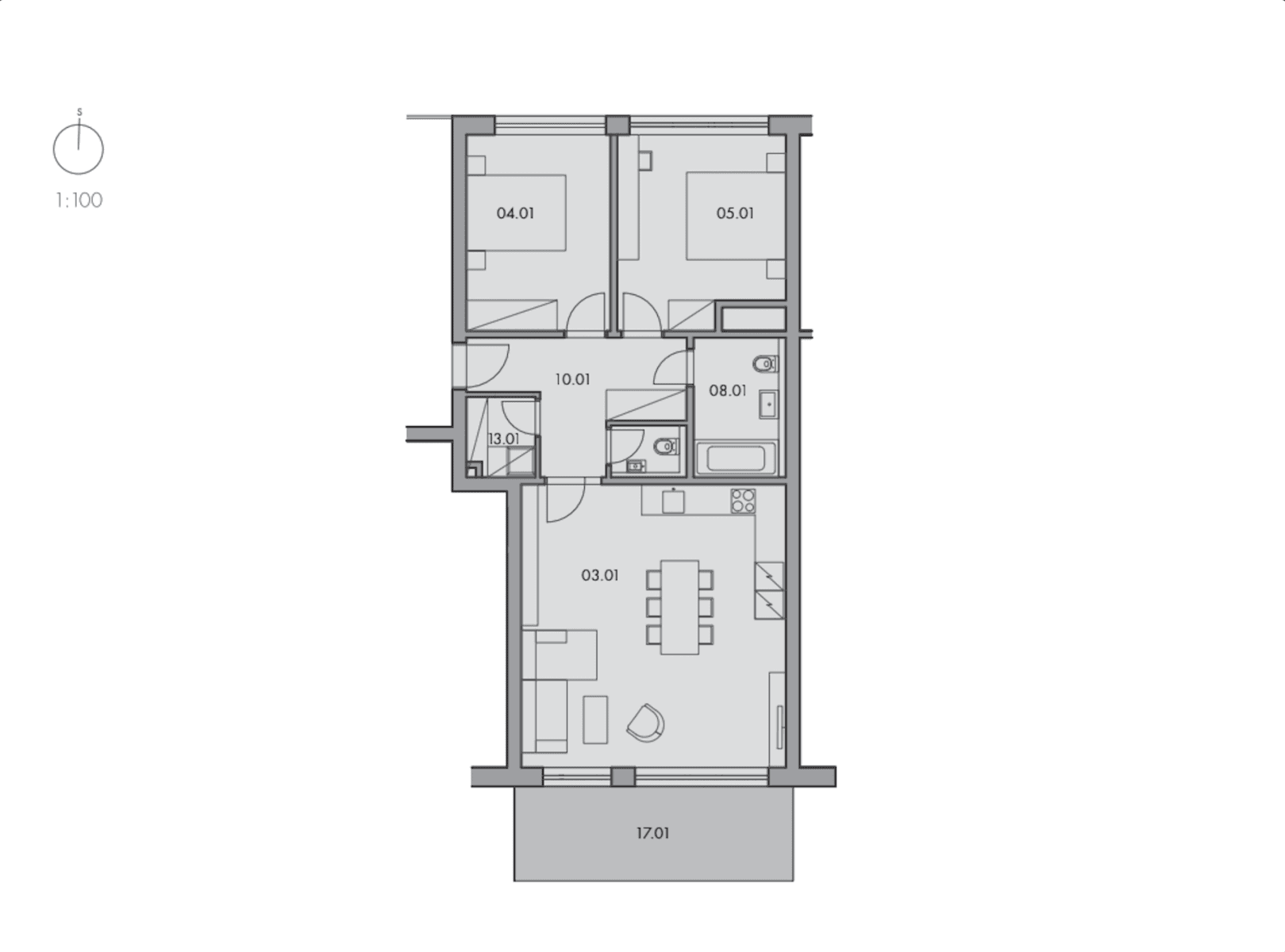 Pronájem bytu 3+kk 92 m², Grafická, Praha, Praha Pronájem bytu 3+kk 92 m², Grafická, Praha, Praha