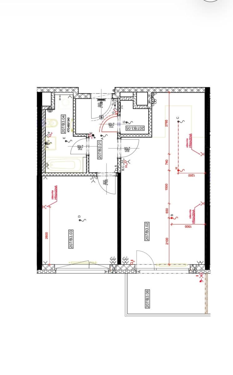 Pronájem bytu 2+kk 55 m², Čakovická, Praha, Praha Pronájem bytu 2+kk 55 m², Čakovická, Praha, Praha