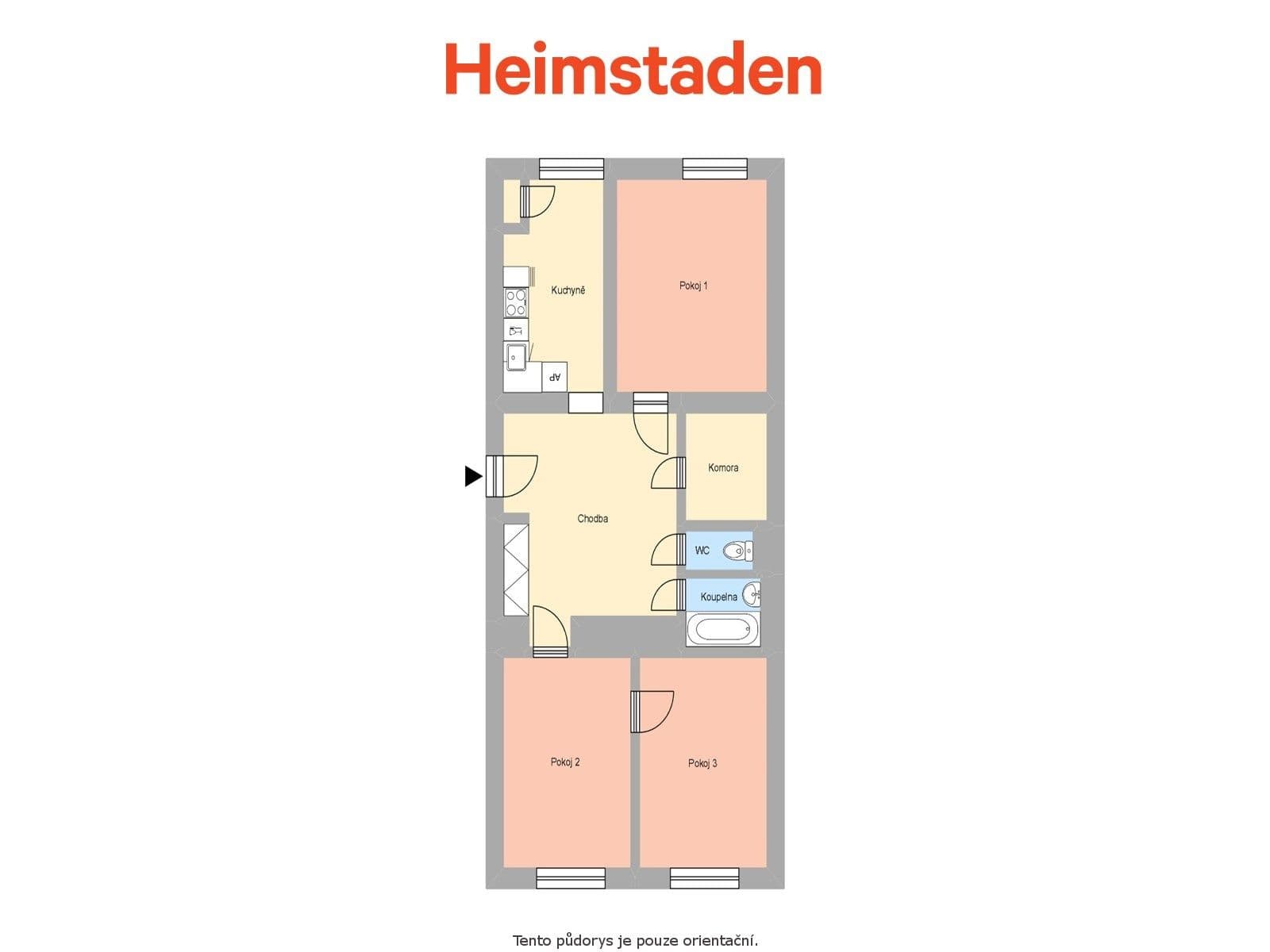 Pronájem bytu 3+1 68 m², Marxova, Havířov, Moravskoslezský kraj Pronájem bytu 3+1 68 m², Marxova, Havířov, Moravskoslezský kraj