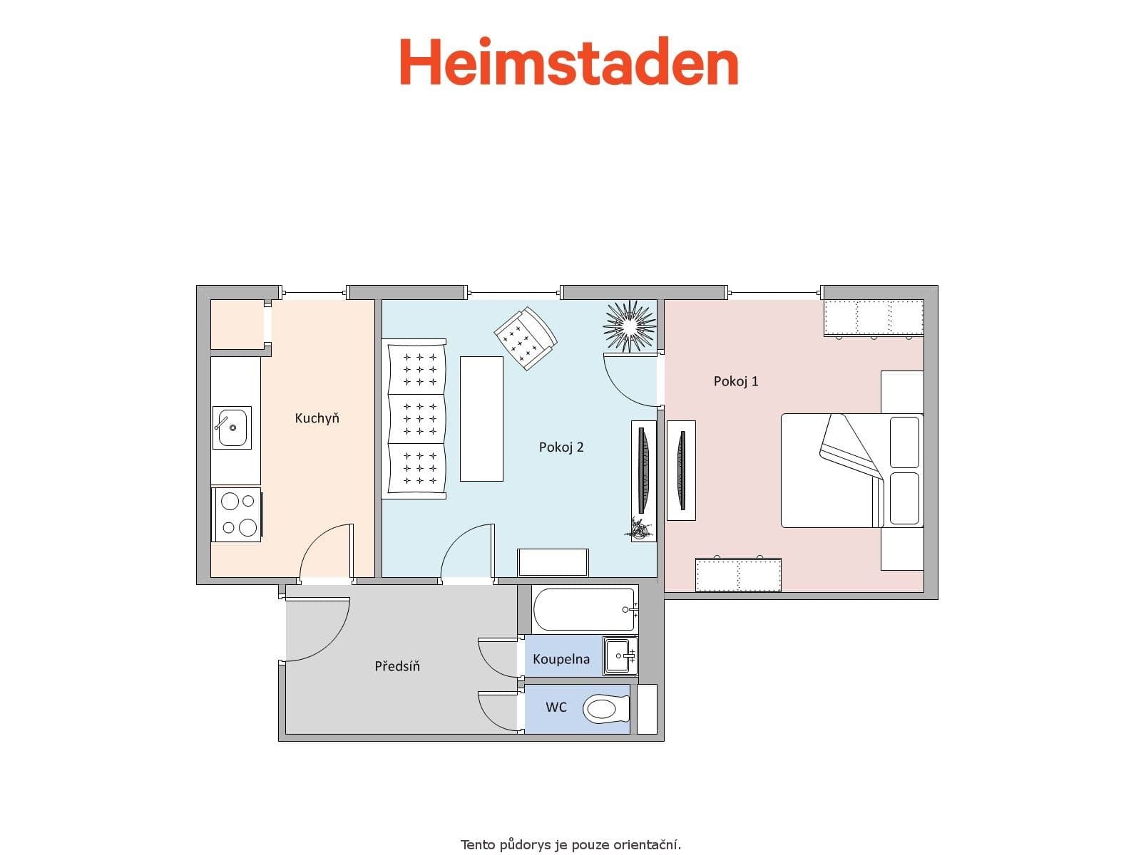 Pronájem bytu 2+1 56 m², Mírová, Havířov, Moravskoslezský kraj Pronájem bytu 2+1 56 m², Mírová, Havířov, Moravskoslezský kraj