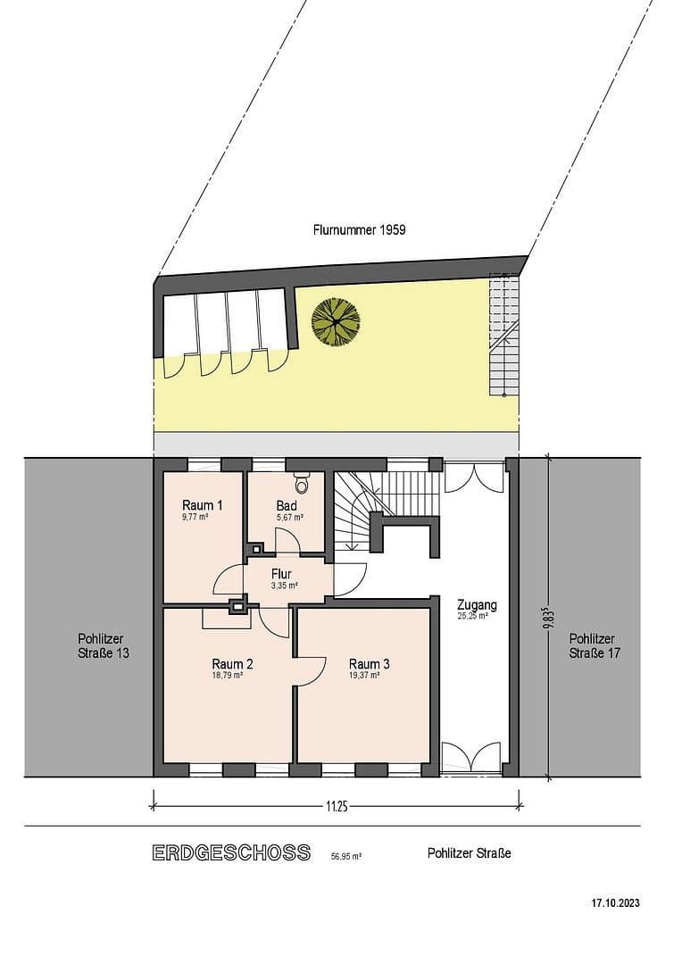 Prodej domu 273 m², pozemek 474 m², Pohlitzer Straße 15, Greiz, Durynsko Prodej domu 273 m², pozemek 474 m², Pohlitzer Straße 15, Greiz, Durynsko