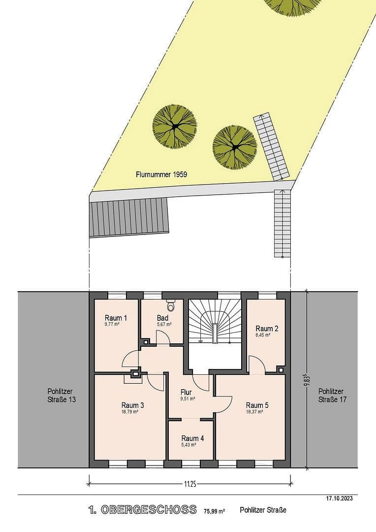 Prodej domu 273 m², pozemek 474 m², Pohlitzer Straße 15, Greiz, Durynsko Prodej domu 273 m², pozemek 474 m², Pohlitzer Straße 15, Greiz, Durynsko