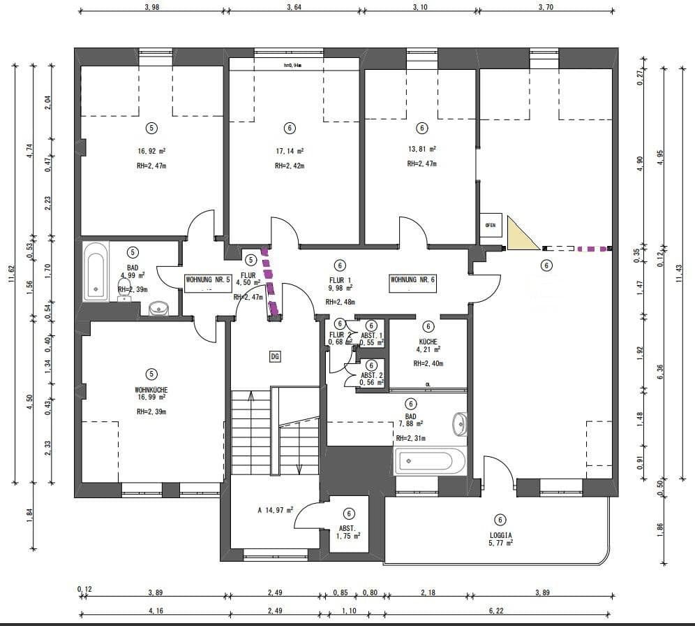 Prodej bytu 6+kk 152 m², Wilhelm-Leuschner-Str. 40, Darmstadt, Hessen Prodej bytu 6+kk 152 m², Wilhelm-Leuschner-Str. 40, Darmstadt, Hessen
