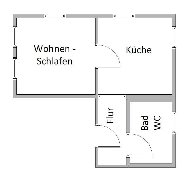 Pronájem bytu 1+1 35 m², Marktplatz 11, Schnaittach, Bavorsko Pronájem bytu 1+1 35 m², Marktplatz 11, Schnaittach, Bavorsko