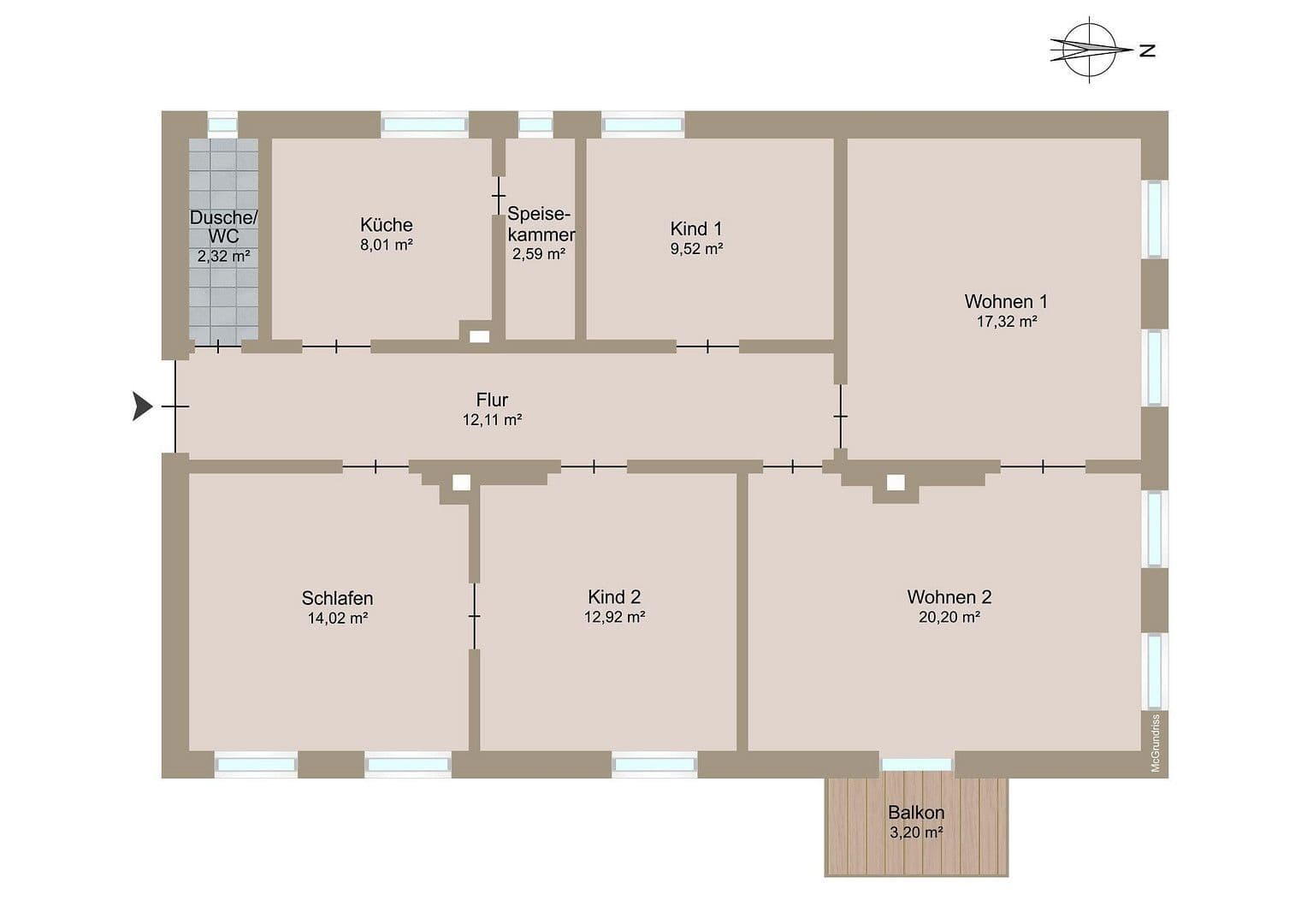 Prodej bytu 5+1 100 m², Madamenweg 173, Braunschweig, Dolní Sasko Prodej bytu 5+1 100 m², Madamenweg 173, Braunschweig, Dolní Sasko