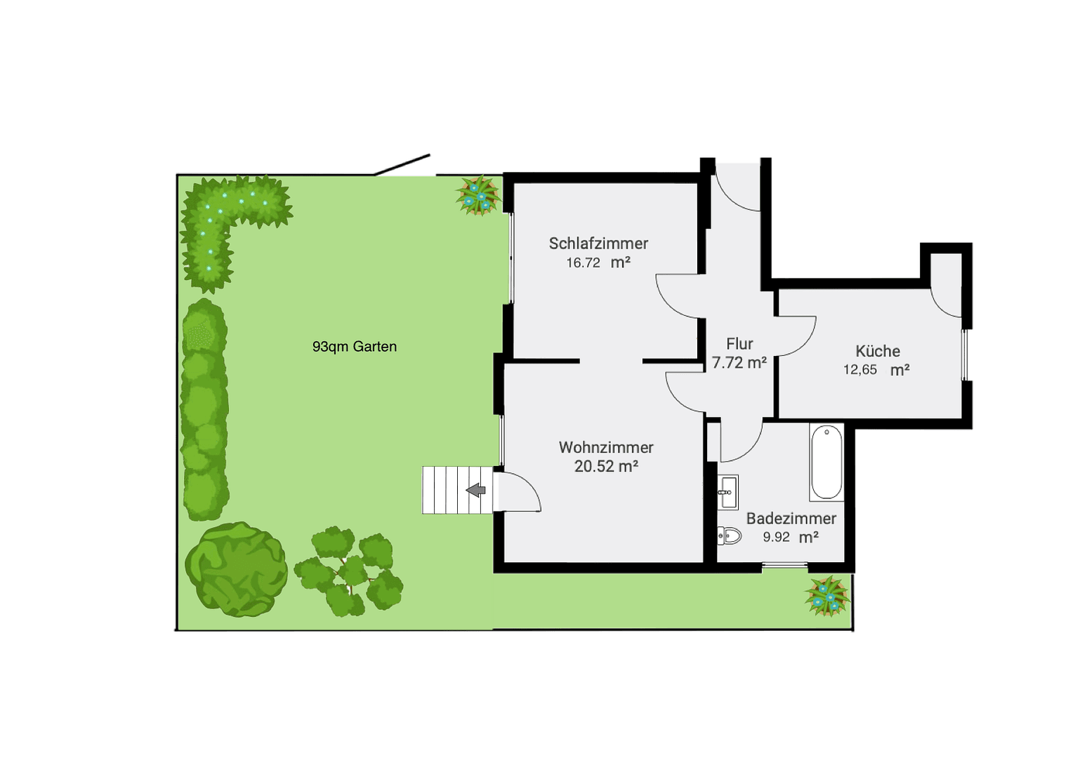 Pronájem bytu 2+1 68 m², Groß-Gerau, Hessen Pronájem bytu 2+1 68 m², Groß-Gerau, Hessen