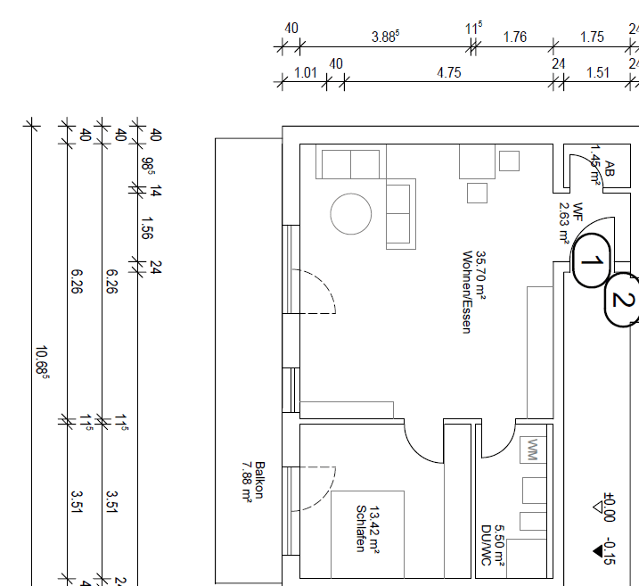 Pronájem bytu 2+1 67 m², Alte Amberger Str. 3a, Kemnath, Bavorsko Pronájem bytu 2+1 67 m², Alte Amberger Str. 3a, Kemnath, Bavorsko