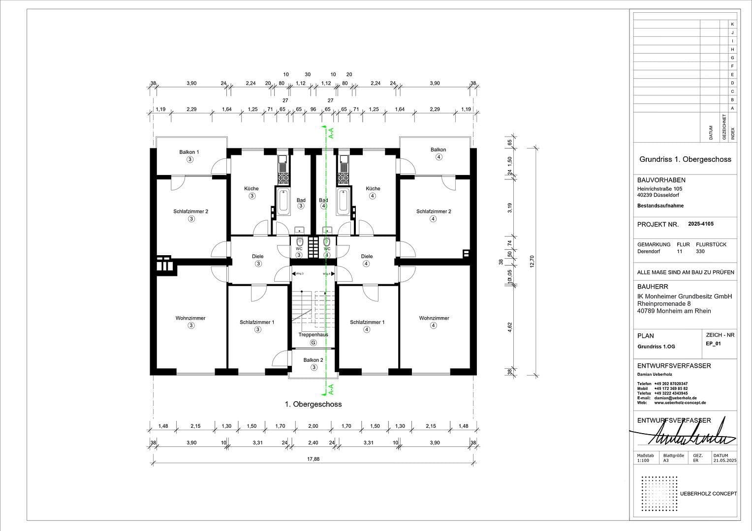 Prodej bytu 3+1 89 m², Heinrichstr. 105, Düsseldorf, Severní Porýní-Vestfálsko Prodej bytu 3+1 89 m², Heinrichstr. 105, Düsseldorf, Severní Porýní-Vestfálsko