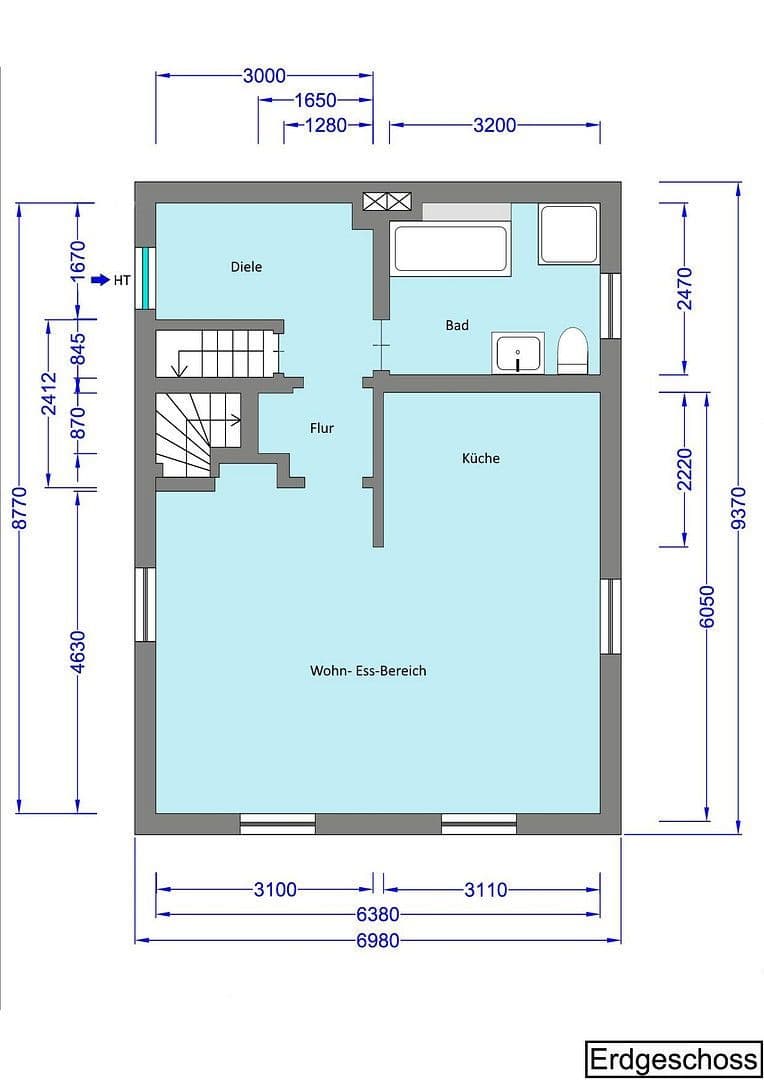 Prodej domu 93 m², pozemek 579 m², Kleinblittersdorf, Země Sársko Prodej domu 93 m², pozemek 579 m², Kleinblittersdorf, Země Sársko