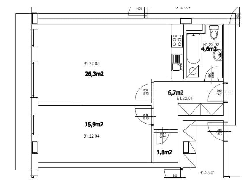 Prodej bytu 2+kk 55 m², Pod Bohdalcem I, Praha, Praha Prodej bytu 2+kk 55 m², Pod Bohdalcem I, Praha, Praha
