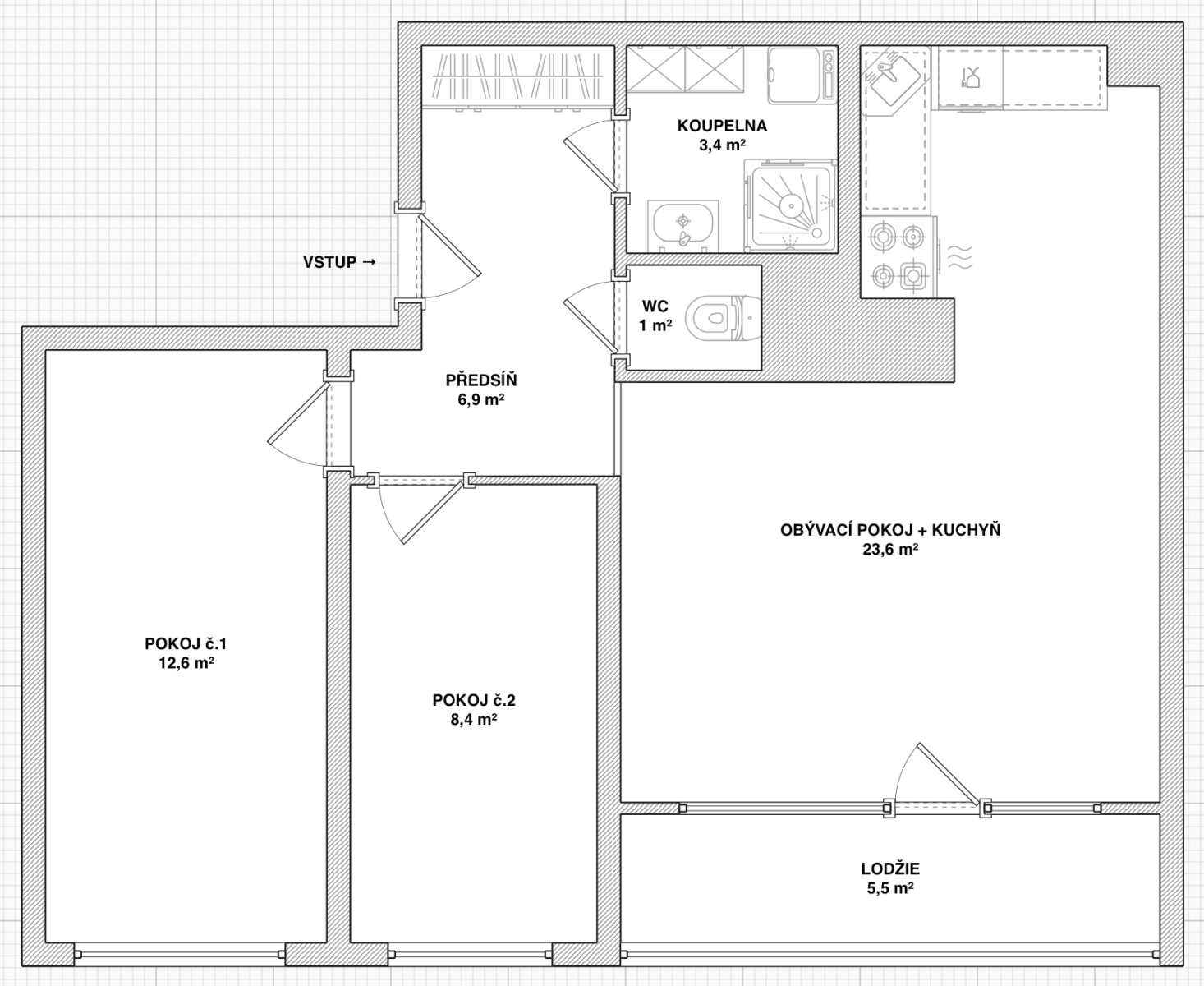 Prodej bytu 3+kk 56 m², Vratislavská, Praha, Praha Prodej bytu 3+kk 56 m², Vratislavská, Praha, Praha