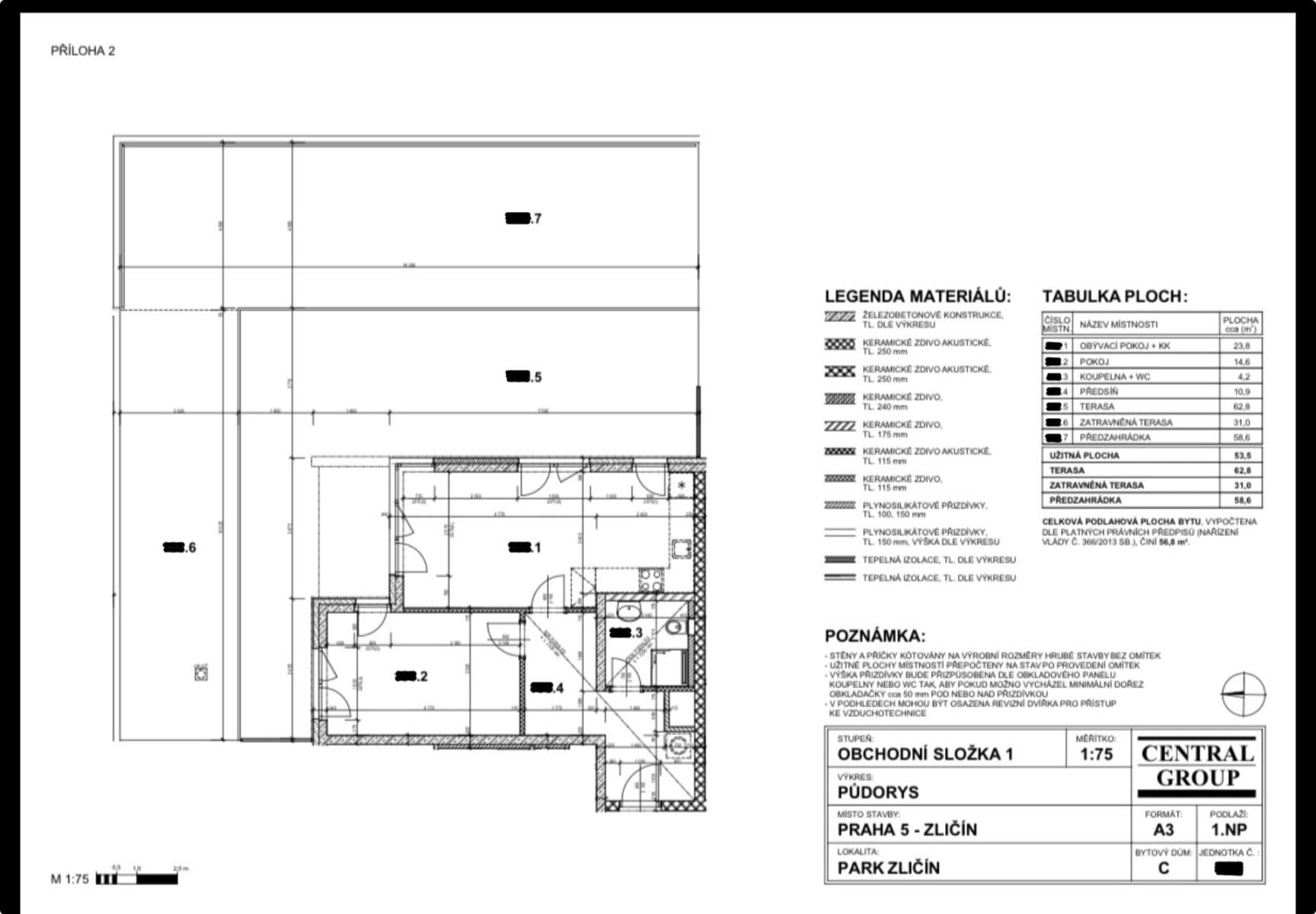 Prodej bytu 2+kk 54 m², K Metru, Praha, Praha Prodej bytu 2+kk 54 m², K Metru, Praha, Praha