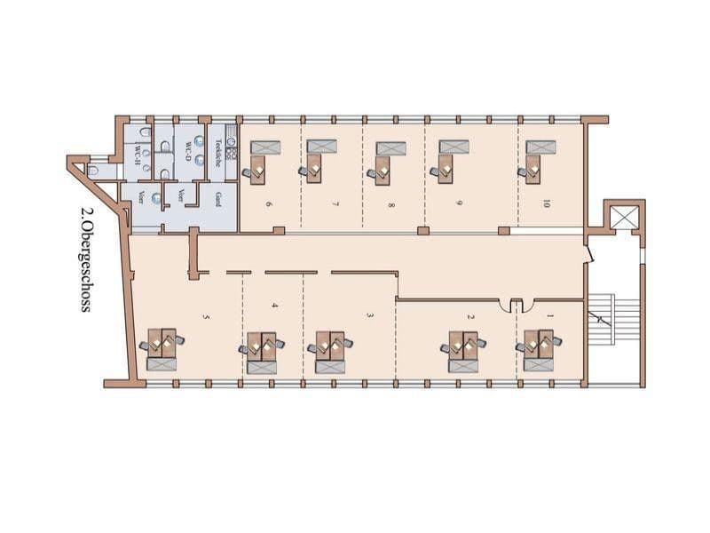Pronájem kanceláře 33 m², Lindenstr. 48-52, Düsseldorf, Severní Porýní-Vestfálsko Pronájem kanceláře 33 m², Lindenstr. 48-52, Düsseldorf, Severní Porýní-Vestfálsko