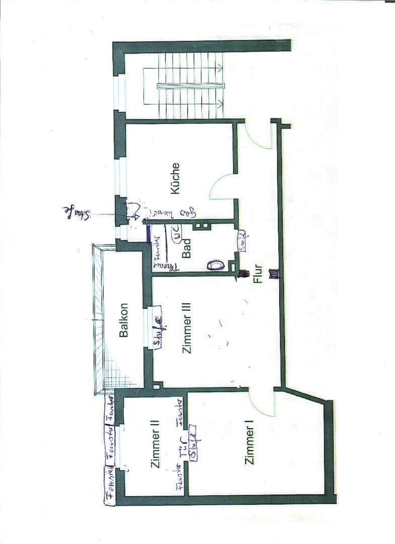 Pronájem bytu 2+kk 76 m², Parkstraße 21b, Osnabrück, Dolní Sasko Pronájem bytu 2+kk 76 m², Parkstraße 21b, Osnabrück, Dolní Sasko