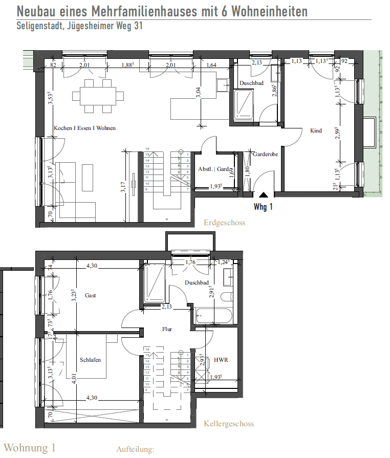 Pronájem bytu 4+1 132 m², Jügesheimer Weg 31, Seligenstadt, Hessen Pronájem bytu 4+1 132 m², Jügesheimer Weg 31, Seligenstadt, Hessen