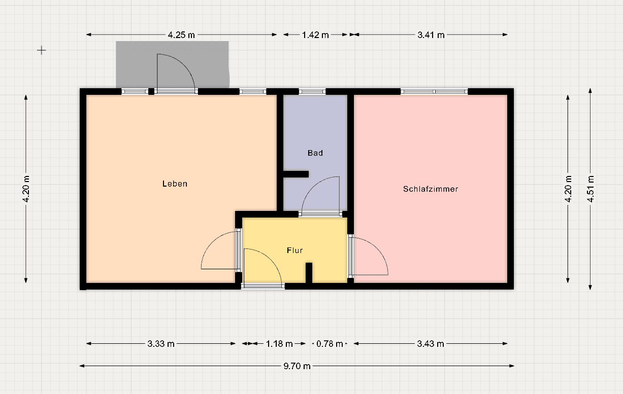 Pronájem bytu 2+1 40 m², Ostendstraße 81, Neuburg an der Donau, Bavorsko Pronájem bytu 2+1 40 m², Ostendstraße 81, Neuburg an der Donau, Bavorsko