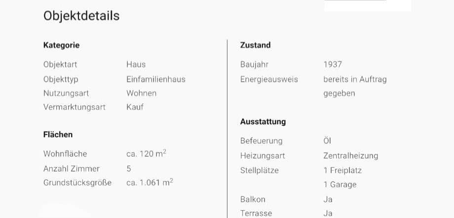 Prodej domu 120 m², pozemek 1.061 m², Aalen, Bádensko-Württembersko Prodej domu 120 m², pozemek 1.061 m², Aalen, Bádensko-Württembersko