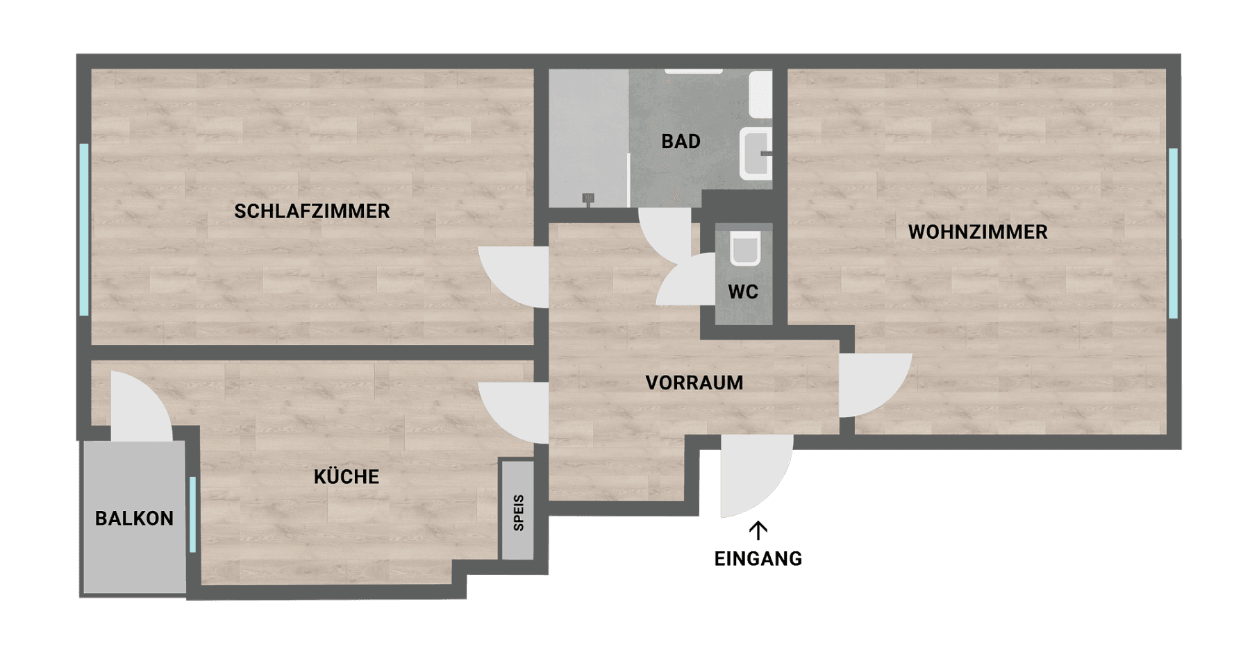 Prodej bytu 2+1 57 m², Hackhergasse 1b, Graz, Štýrsko Prodej bytu 2+1 57 m², Hackhergasse 1b, Graz, Štýrsko