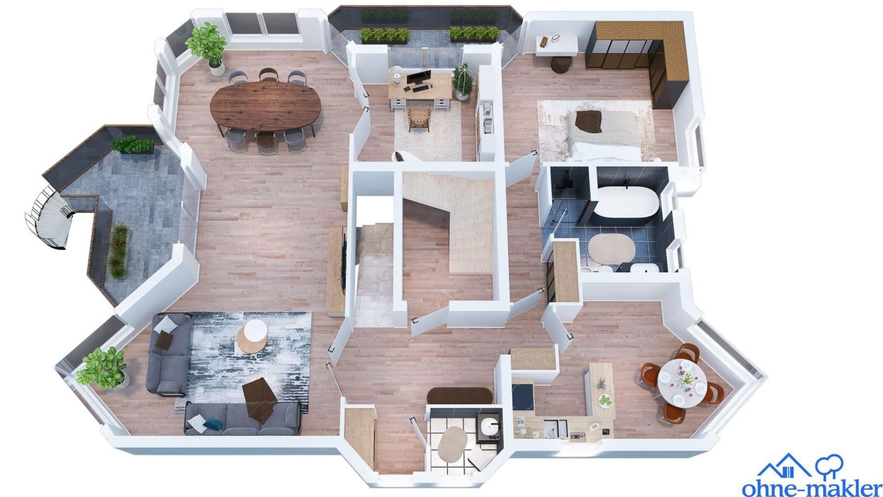 Pronájem bytu 6+1 175 m², Oberursel (Taunus), Hessen Pronájem bytu 6+1 175 m², Oberursel (Taunus), Hessen