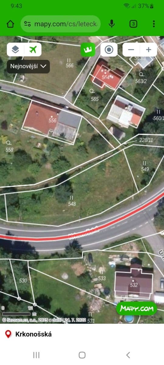 Prodej pozemku 1.034 m², Krkonošská, Desná, Liberecký kraj Prodej pozemku 1.034 m², Krkonošská, Desná, Liberecký kraj