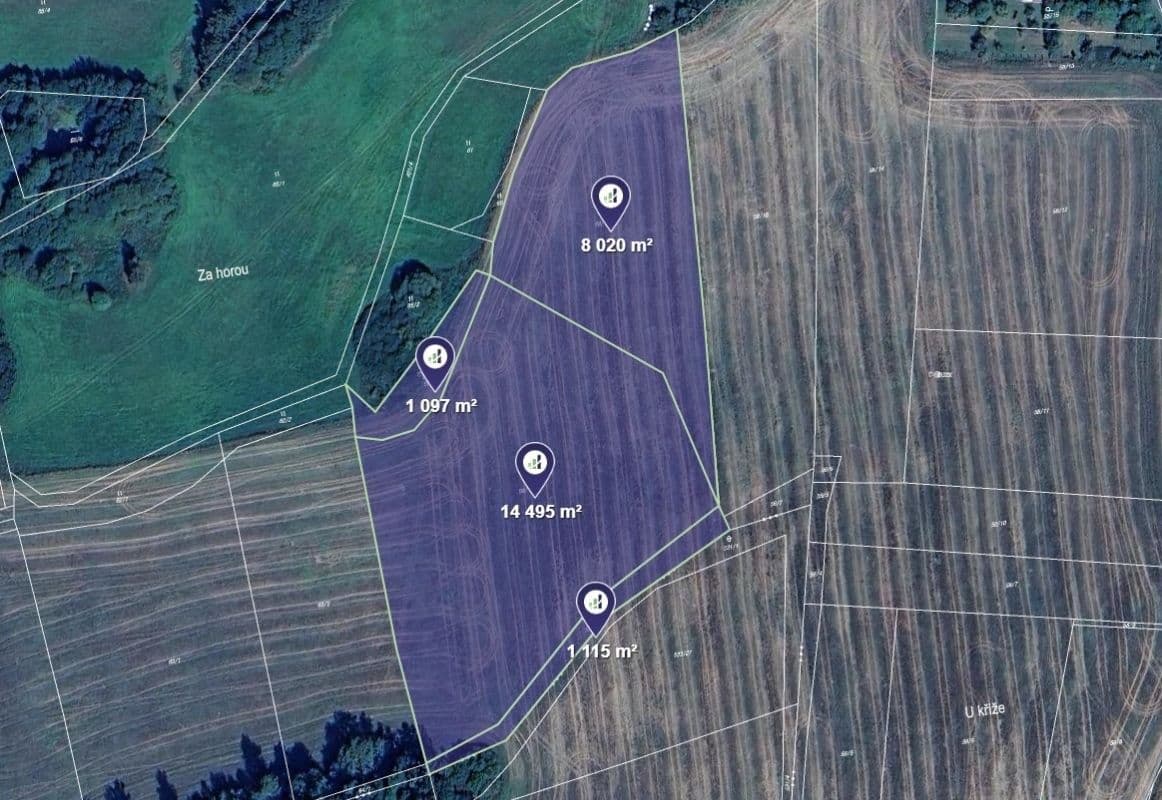 Prodej pozemku 24.727 m², Životice, Plzeňský kraj Prodej pozemku 24.727 m², Životice, Plzeňský kraj