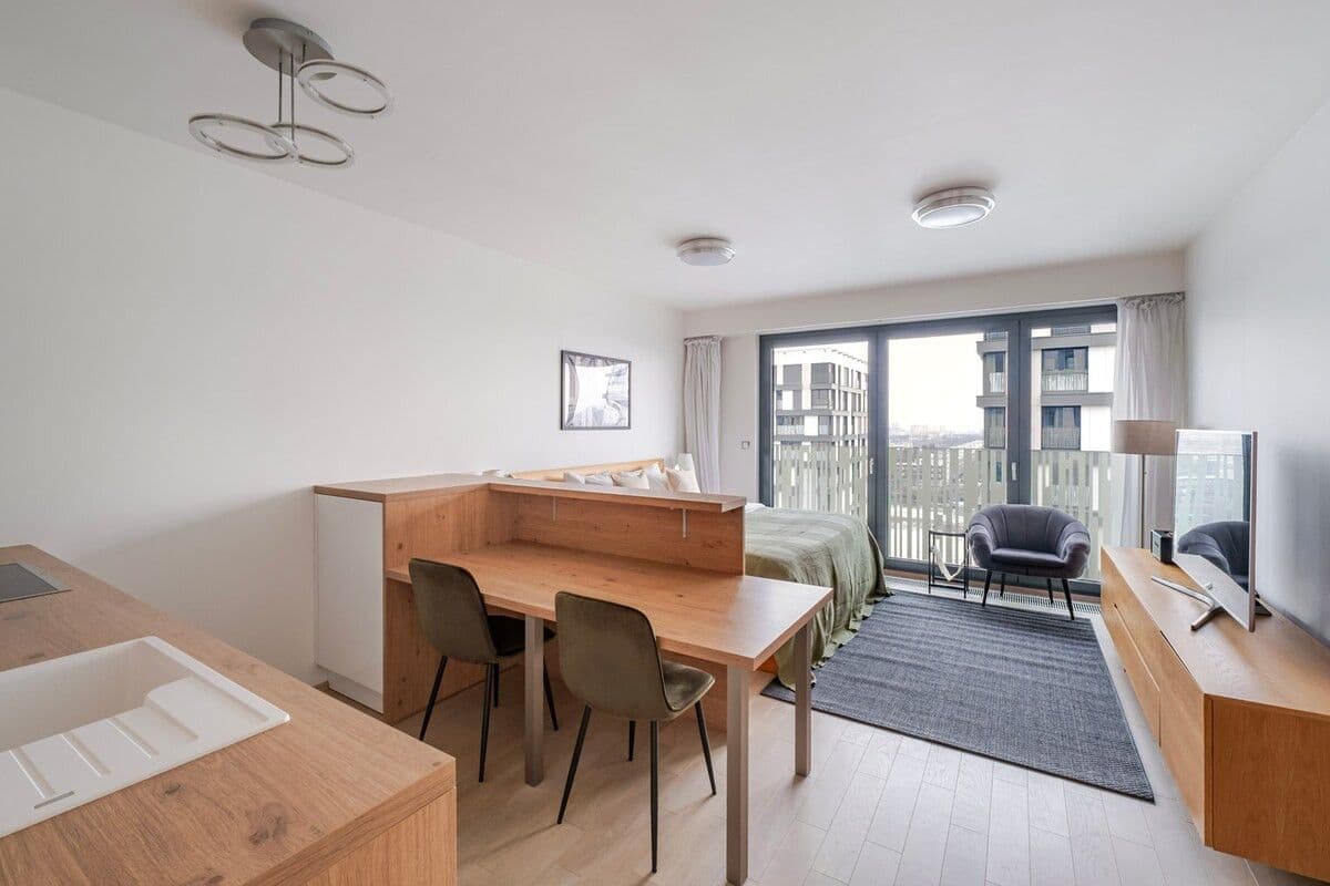 Pronájem bytu 35 m², Olšanská e, Praha, Praha Pronájem bytu 35 m², Olšanská e, Praha, Praha