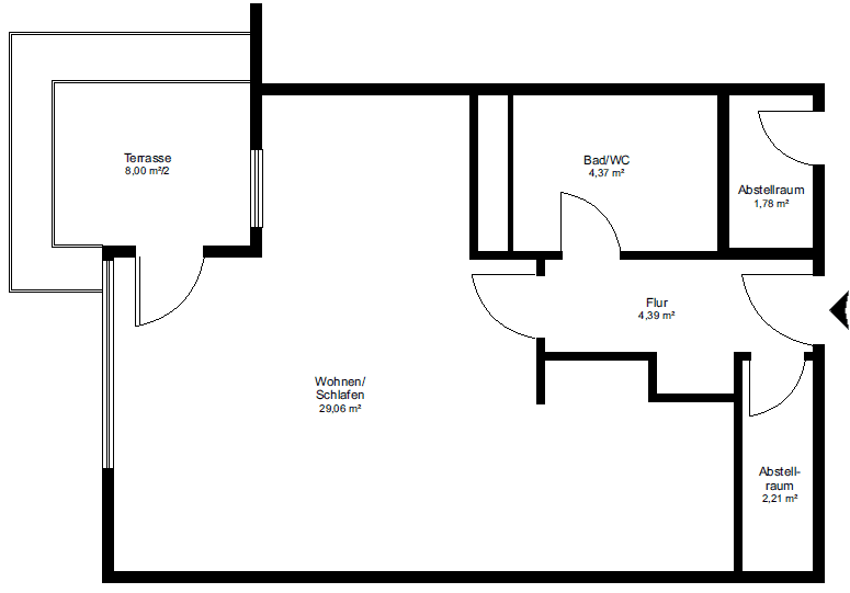 Pronájem bytu 1+1 43 m², Rossäcker Straße 1, Weinsberg, Bádensko-Württembersko Pronájem bytu 1+1 43 m², Rossäcker Straße 1, Weinsberg, Bádensko-Württembersko