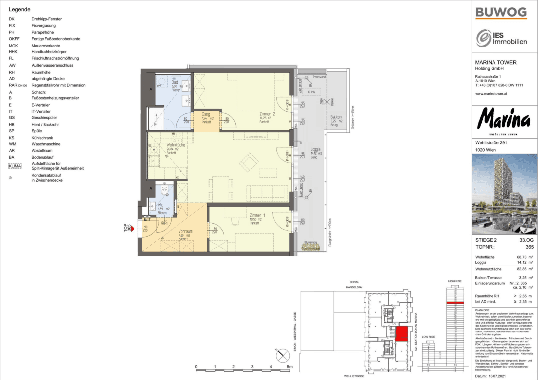 Pronájem bytu 3+1 69 m², Wehlistrasse 291, Wien, Wien Pronájem bytu 3+1 69 m², Wehlistrasse 291, Wien, Wien