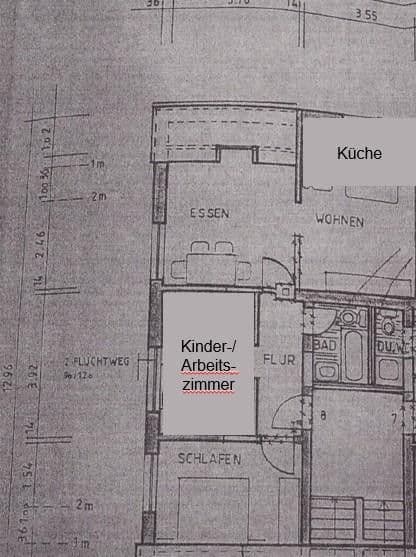 Pronájem bytu 3+kk 54 m², Frenkingstraße 3, Bochum, Severní Porýní-Vestfálsko Pronájem bytu 3+kk 54 m², Frenkingstraße 3, Bochum, Severní Porýní-Vestfálsko