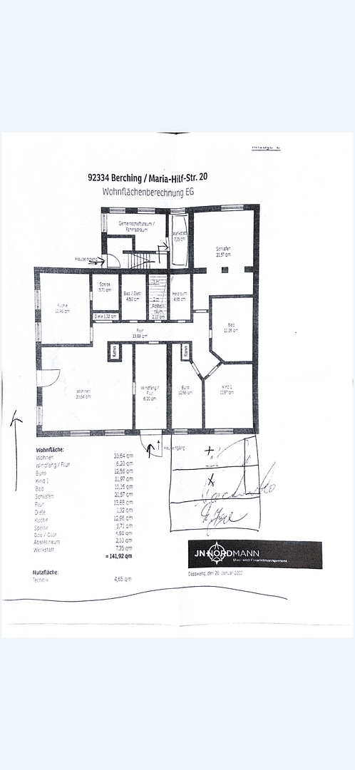 Pronájem bytu 4+1 142 m², Maria-Hilf-Straße 20, Berching, Bavorsko Pronájem bytu 4+1 142 m², Maria-Hilf-Straße 20, Berching, Bavorsko
