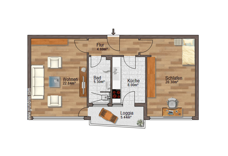 Prodej bytu 2+1 64 m², Arnoldstraße 34, Stuttgart, Bádensko-Württembersko Prodej bytu 2+1 64 m², Arnoldstraße 34, Stuttgart, Bádensko-Württembersko
